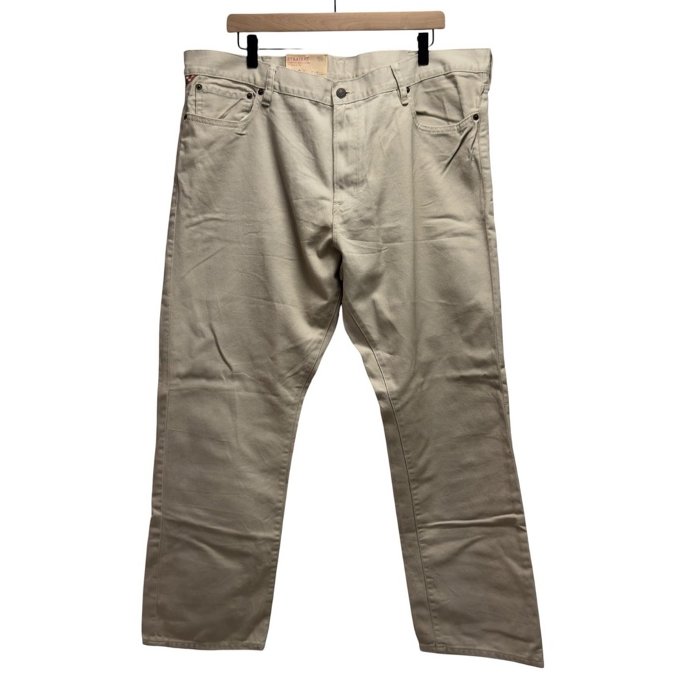 Denim & Supply Ralph Lauren NEW Mens Size 40x30 Straight Leg Beige Baldwin Jeans